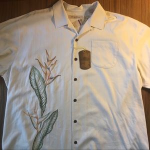 Tommy Bahama silk short sleeve shirt XXL w/ tags